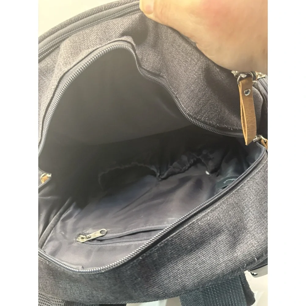 Eddie Bauer Canyon Summit Convertible Diaper Bag Backpack Charcoal Gray